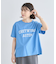 汗染み防止カレッジロゴボックスTシャツ