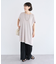 接触冷感ゆったりニットチュニック