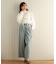 ・ANDSEARCH ドロストリボンブラウス