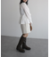 リボンデザインハイネックブラウス