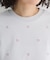 ・DOUBLE FLAGS ハート総柄刺繍TEE