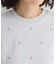 ・DOUBLE FLAGS ハート総柄刺繍TEE