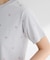 ・DOUBLE FLAGS ハート総柄刺繍TEE