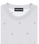 ・DOUBLE FLAGS ハート総柄刺繍TEE