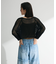 ・ELENCARE DUE 2wayメッシュカーディガン