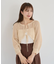 ・ELENCARE DUE 2wayメッシュカーディガン