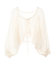・ELENCARE DUE 2wayメッシュカーディガン
