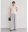 ・ELENCARE DUE リネンライクワイドパンツ