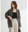 ・ELENCARE DUEシアーボリュームスリーブシャツ