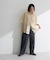 ・ELENCARE DUEシアーボリュームスリーブシャツ