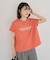 フレンチスリーブ刺繍シンプルロゴプルオーバー