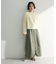 フロントZipコクーンスカート