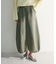 フロントZipコクーンスカート