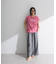 ・swing by フレンチスリーブ刺繍TEE