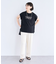 ・swing by フレンチスリーブ刺繍TEE