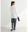 GUMストレッチパネル切り替えデニムパンツ