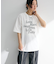 ・ELENCARE DUE ロゴpt 6分袖TEE