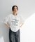 ・ELENCARE DUE ロゴpt 6分袖TEE