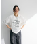 ・ELENCARE DUE ロゴpt 6分袖TEE