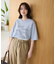 ・ELENCARE DUE ロゴpt 6分袖TEE