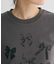 ・DOUBLE FLAGS リボンpt TEE