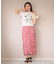 ・DOUBLE FLAGS リボンpt TEE