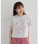 ・DOUBLE FLAGS リボンpt TEE