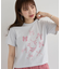 ・DOUBLE FLAGS リボンpt TEE