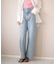 ・ELENCARE DUE Wウエストデニムパンツ