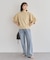 ・ELENCARE DUE Wウエストデニムパンツ