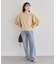 ・ELENCARE DUE Wウエストデニムパンツ