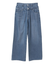 ・ELENCARE DUE Wウエストデニムパンツ