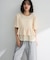 ・PetitFleur 2wayダイヤ柄プルオーバー