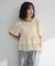 ・PetitFleur 2wayダイヤ柄プルオーバー