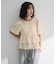 ・PetitFleur 2wayダイヤ柄プルオーバー