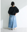 2WAY7分袖タック裾ZIPプルオーバー