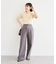 ・ELENCARE DUE ダブルウエストパンツ