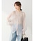 ・ELENCARE　DUE　シアーバックリボンチュニック