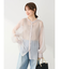 ・ELENCARE　DUE　シアーバックリボンチュニック