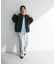 ドロストネックシアーストライプチュニック