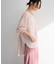 ドロストネックシアーストライプチュニック