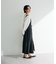 ドロストネックシアーストライプチュニック