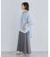 ドロストネックシアーストライプチュニック