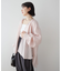 ドロストネックシアーストライプチュニック