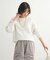 ・Petit Fleur ラメ＆スパンコールニット