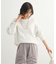・Petit Fleur ラメ＆スパンコールニット