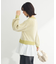 配色リブドッキングチュニック