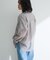 ・ELENCARE DUE ラメシアー長袖シャツ