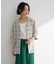 開襟シアージャケット風シャツ