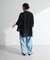開襟シアージャケット風シャツ